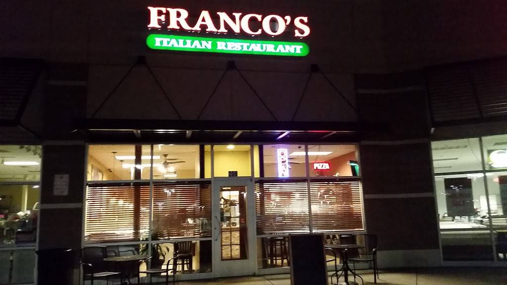 Francos Italian Restaurant | restaurant | 7225 Bell Creek Rd, Mechanicsville, VA 23111, USA | 8047302220 OR +1 804-730-2220