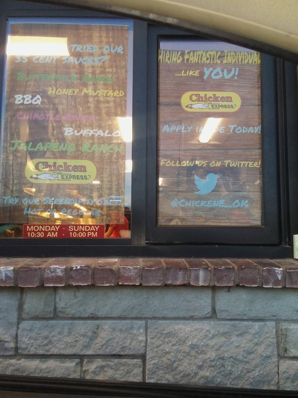 Chicken Express | restaurant | 4712 NW Cache Rd, Lawton, OK 73505, USA | 5803503124 OR +1 580-350-3124