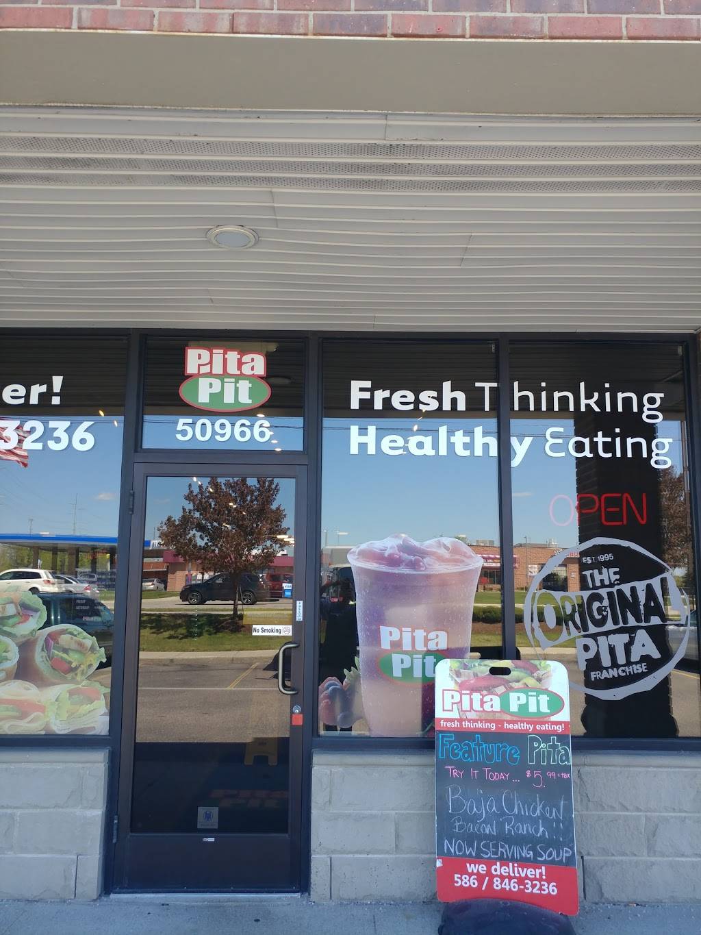 Pita Pit | restaurant | 50966 Romeo Plank Rd, Macomb, MI 48044, USA | 5868463236 OR +1 586-846-3236