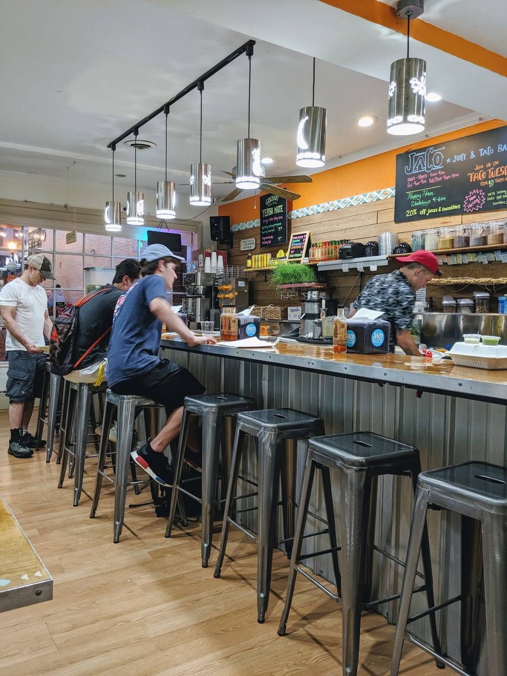 Jaco Juice & Taco Bar | restaurant | See our website above for on-line ordering 1614, Wisconsin Ave NW, Washington, DC 20007, USA | 2025052216 OR +1 202-505-2216