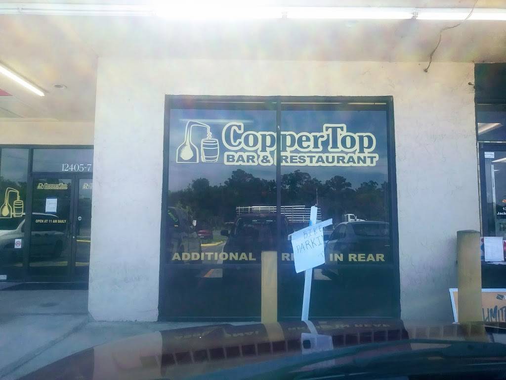 CopperTop Bar & Restaurant | restaurant | 12405-7, Main St N, Jacksonville, FL 32218, USA | 9045514088 OR +1 904-551-4088