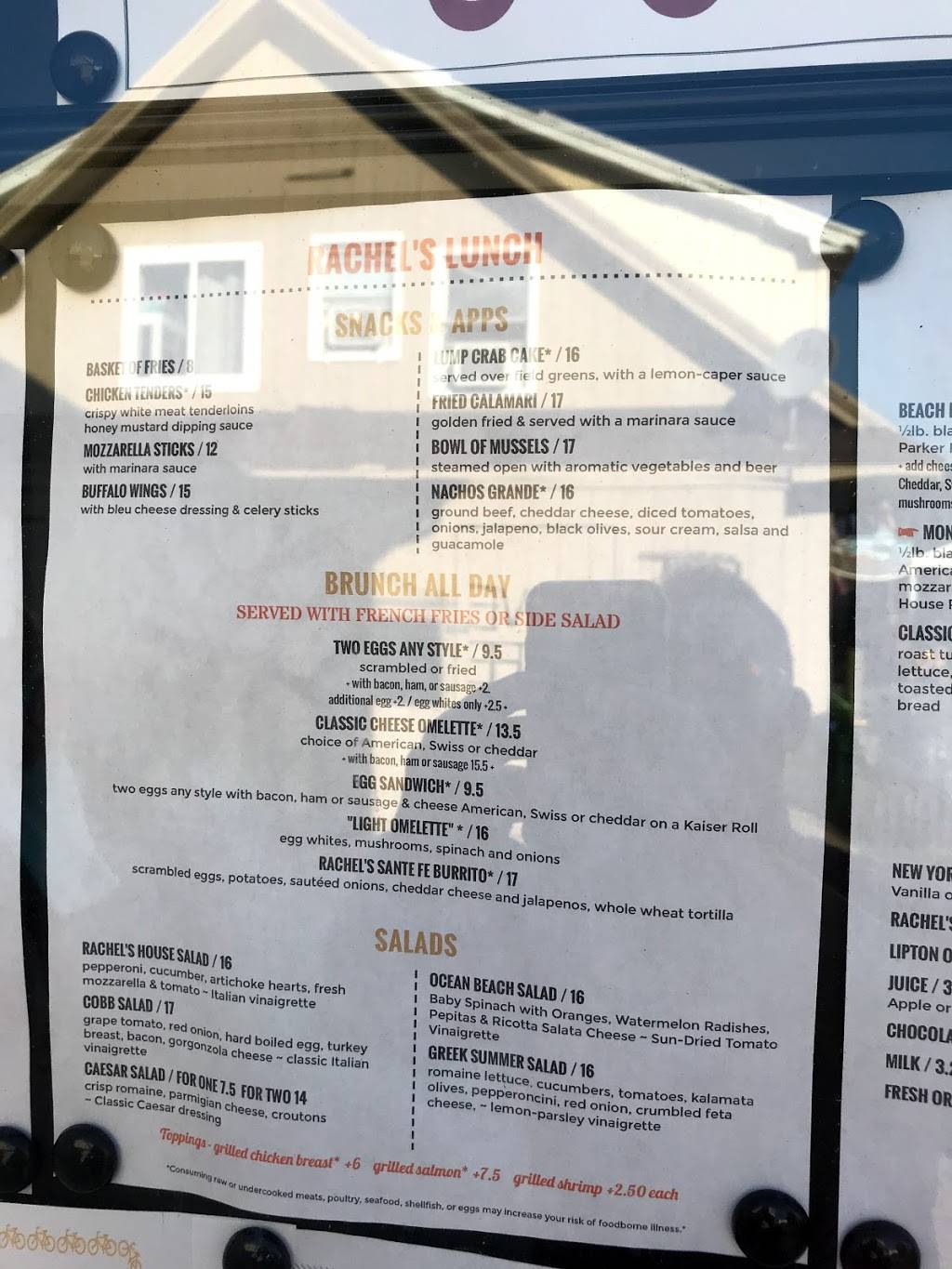 Rachels Restaurant & Bakery | restaurant | 2030, 325 Bay Walk, Ocean Beach, NY 11770, USA | 6315839552 OR +1 631-583-9552