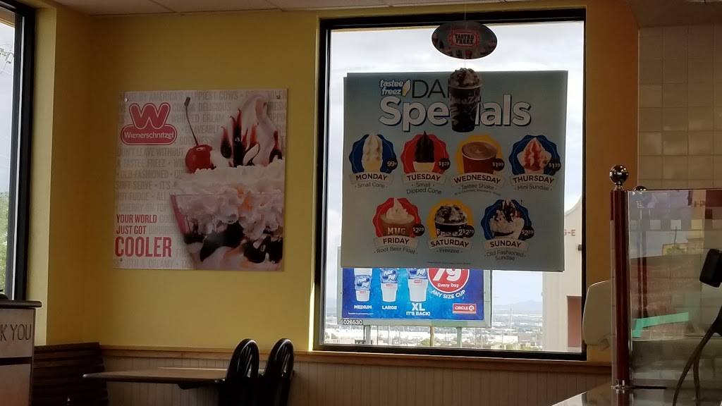 Wienerschnitzel | restaurant | 1441 N Zaragoza Rd, El Paso, TX 79936, USA | 9158499800 OR +1 915-849-9800