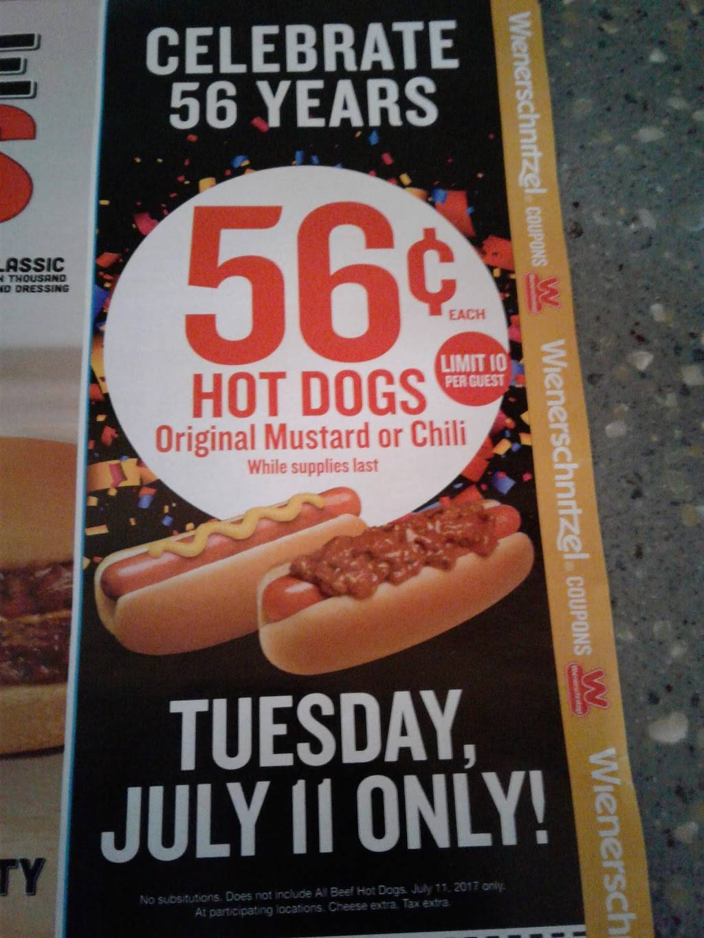 Wienerschnitzel | restaurant | 82-608 CA-111, Indio, CA 92201, USA | 7603429700 OR +1 760-342-9700