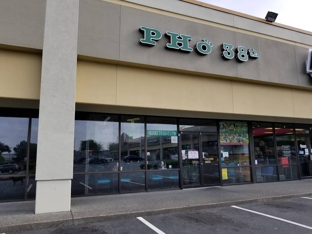 Pho 38th | restaurant | 3815 S Steele St ste g, Tacoma, WA 98409, USA | 2534753700 OR +1 253-475-3700