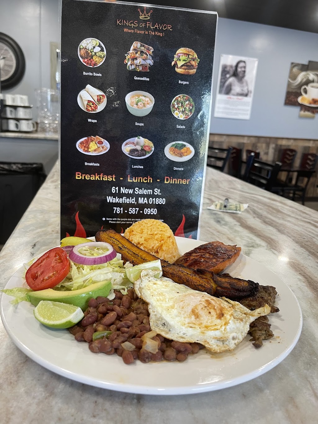 Kings Of Flavor | restaurant | 61 New Salem St, Wakefield, MA 01880, USA | 7815870950 OR +1 781-587-0950