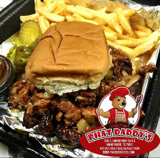 Phat Daddys | meal delivery | 3502 S Carrier Pkwy ste a, Grand Prairie, TX 75052, USA | 9722927328 OR +1 972-292-7328