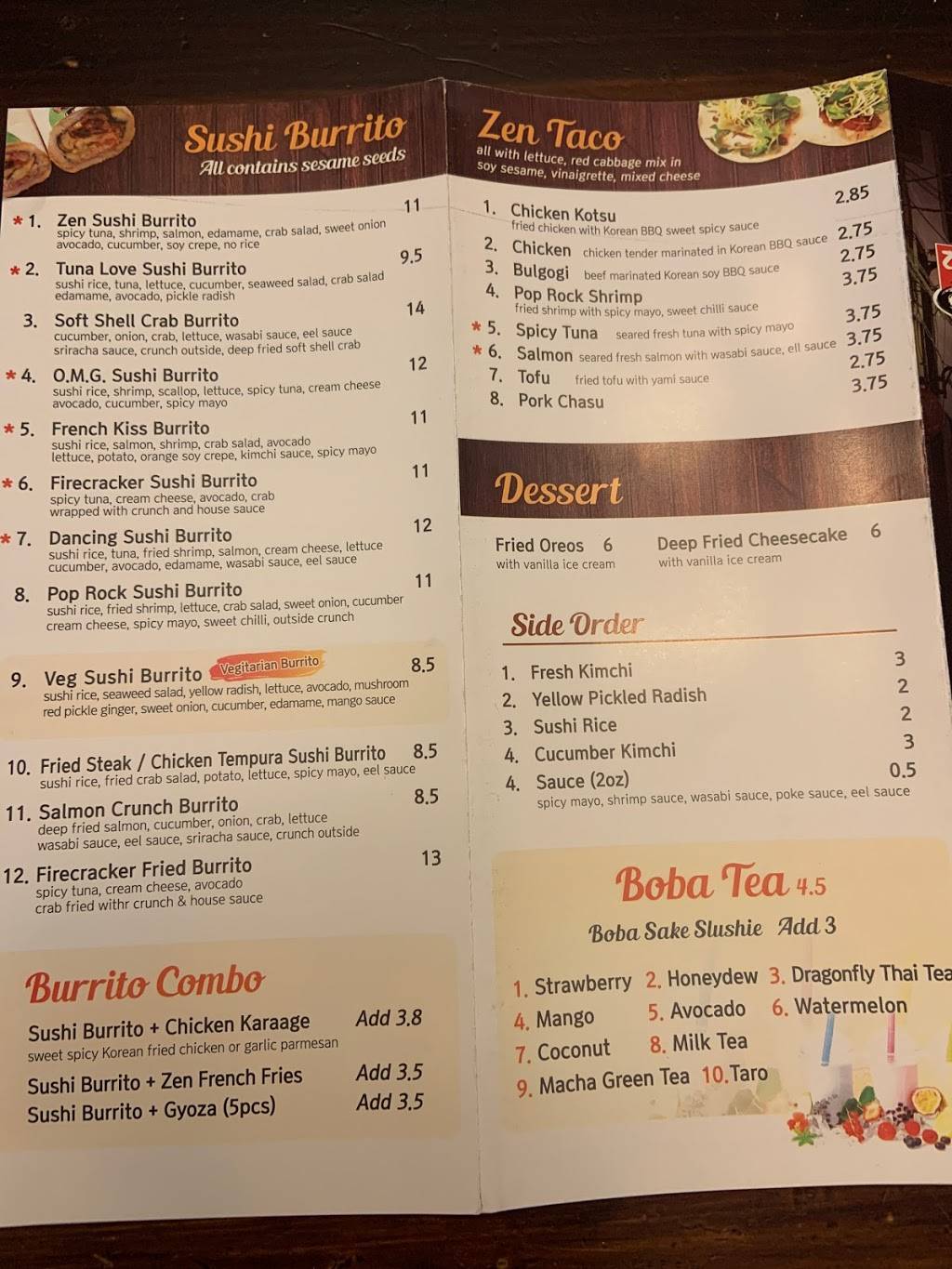 Zen Ramen & Sushi Burrito | restaurant | 951 Joe Frank Harris Pkwy SE, Cartersville, GA 30120, USA | 4702277125 OR +1 470-227-7125