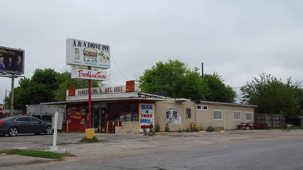 A & A Drive In | restaurant | 4103 W Commerce St, San Antonio, TX 78207, USA | 2103307440 OR +1 210-330-7440