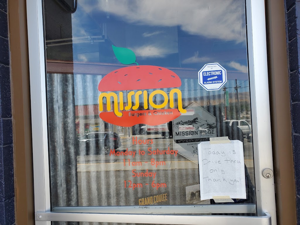 Mission Burgers & Chicken | restaurant | 900 S Wenatchee Ave, Wenatchee, WA 98801, USA | 5096653622 OR +1 509-665-3622