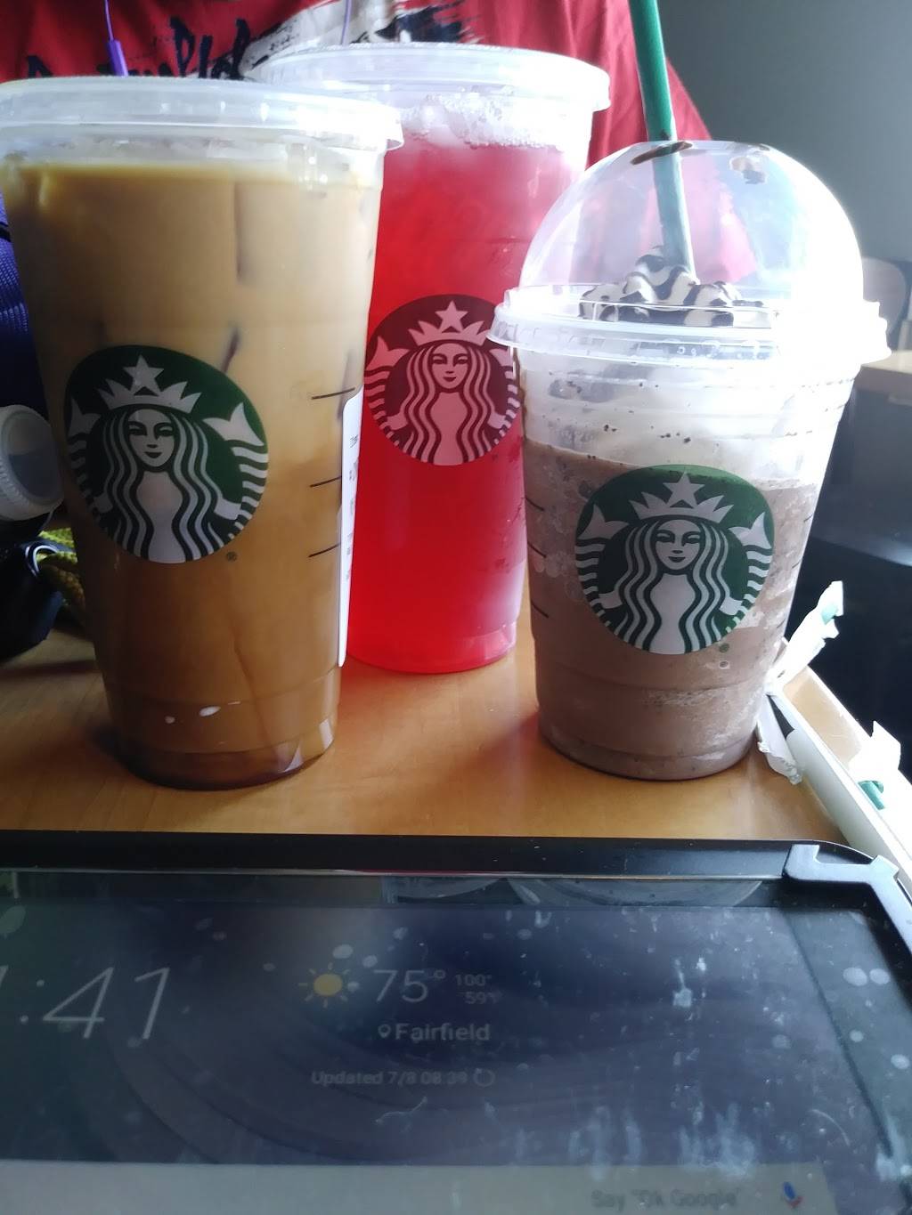 Starbucks | cafe | 1600 N Texas St A, Fairfield, CA 94533, USA | 7074293682 OR +1 707-429-3682