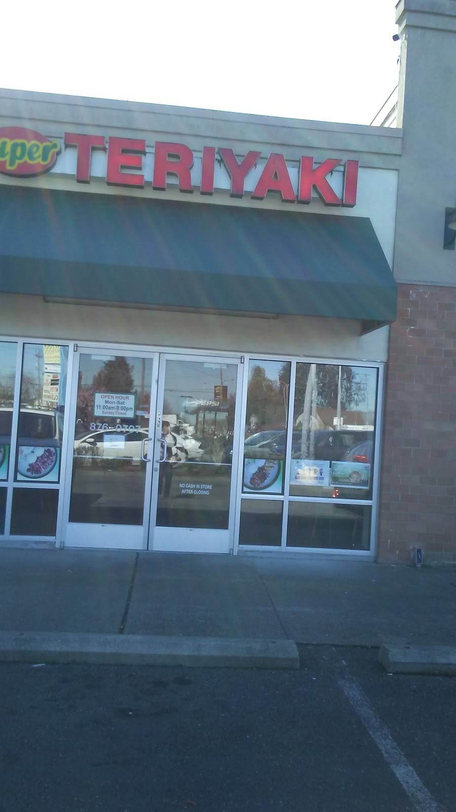 Super Teriyaki | restaurant | 1811 Howard Rd, Auburn, WA 98002, USA | 2538760707 OR +1 253-876-0707