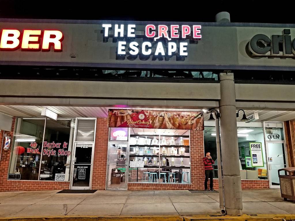 The Crepe Escape And Creamery | restaurant | 724 N Rolling Rd, Catonsville, MD 21228, USA | 4107882100 OR +1 410-788-2100