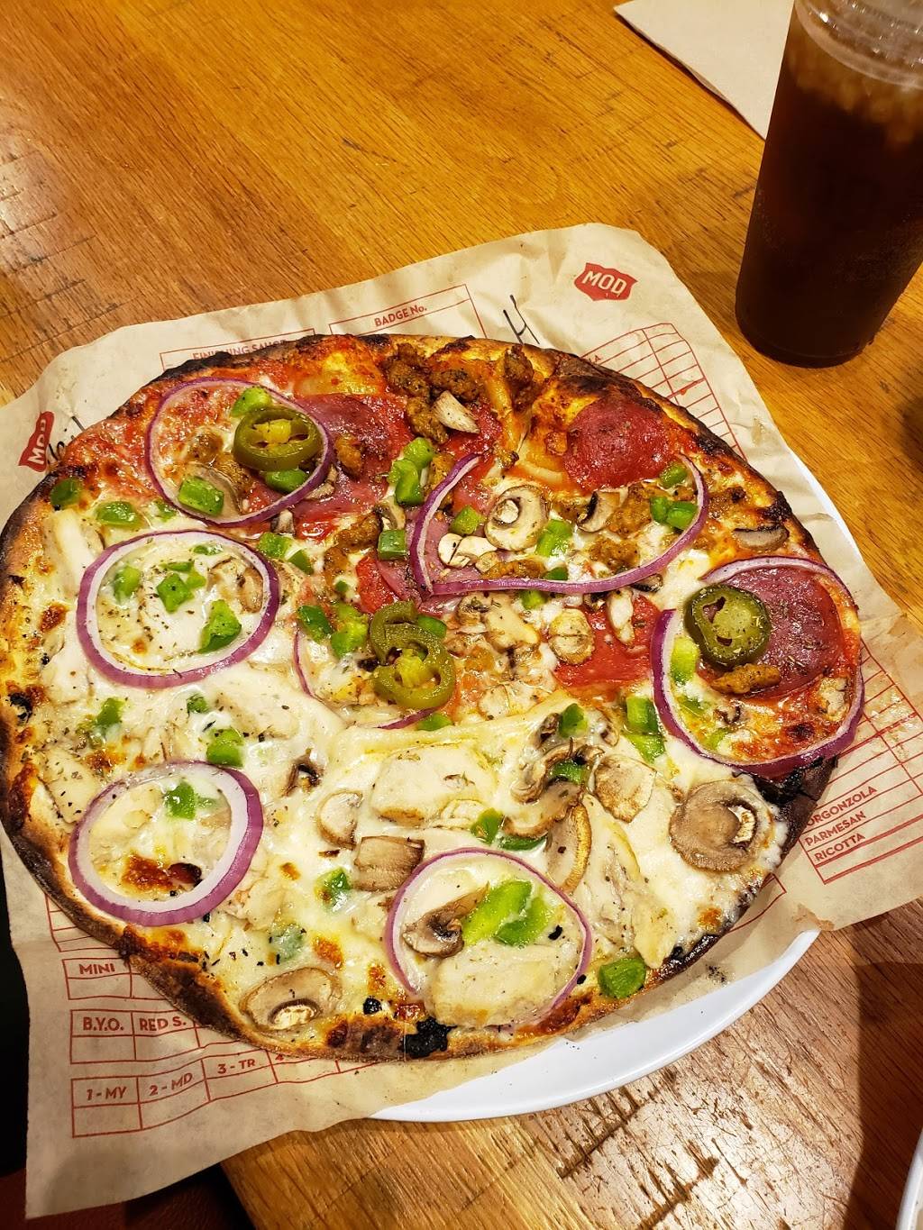 MOD Pizza | restaurant | 26722 Portola Pkwy b, Foothill Ranch, CA 92610, USA | 9492150031 OR +1 949-215-0031