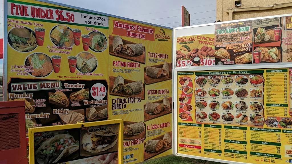 Filibertos Mexican Food | restaurant | 209 N 24th St, Phoenix, AZ 85034, USA | 6022751585 OR +1 602-275-1585