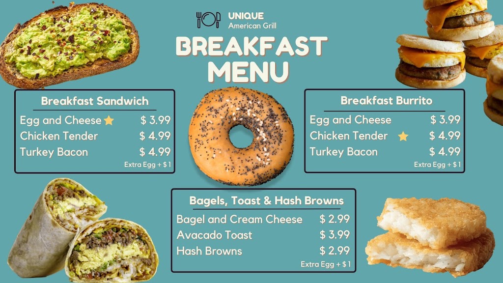 Unique American Grill | restaurant | 502 N Main St, Spring Grove, PA 17362, USA | 7178008532 OR +1 717-800-8532