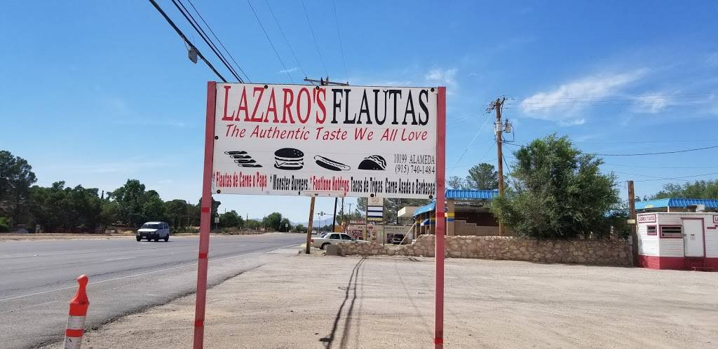 Lazaros Flautas | restaurant | 10199 Alameda Ave, Socorro, TX 79927, USA | 9154074562 OR +1 915-407-4562