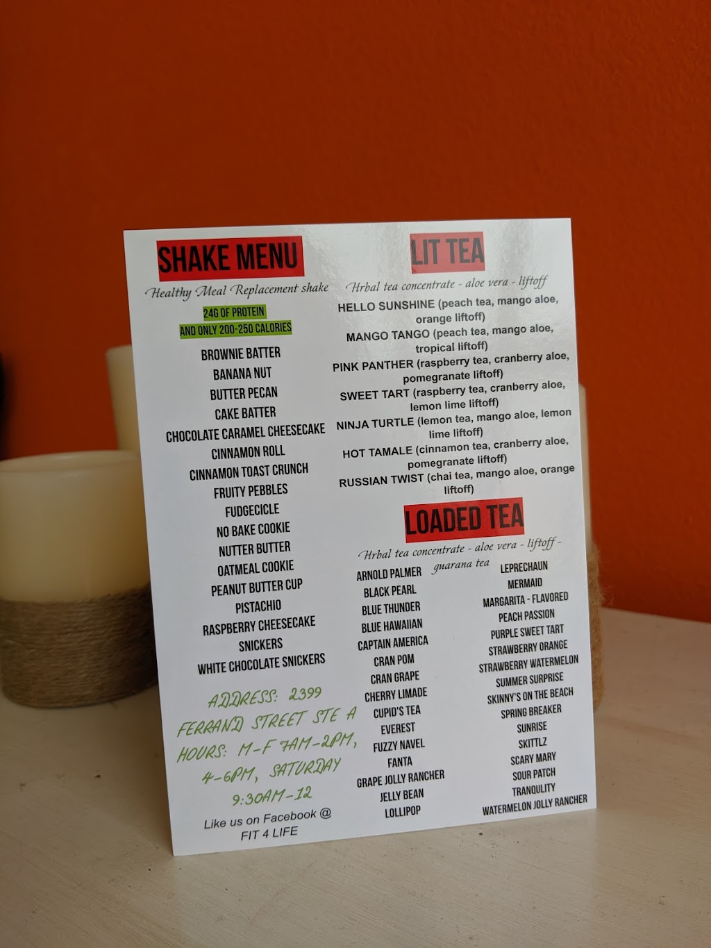 Fit 4 Life | restaurant | 2399 Ferrand St suite a, Monroe, LA 71201, USA | 3182678029 OR +1 318-267-8029