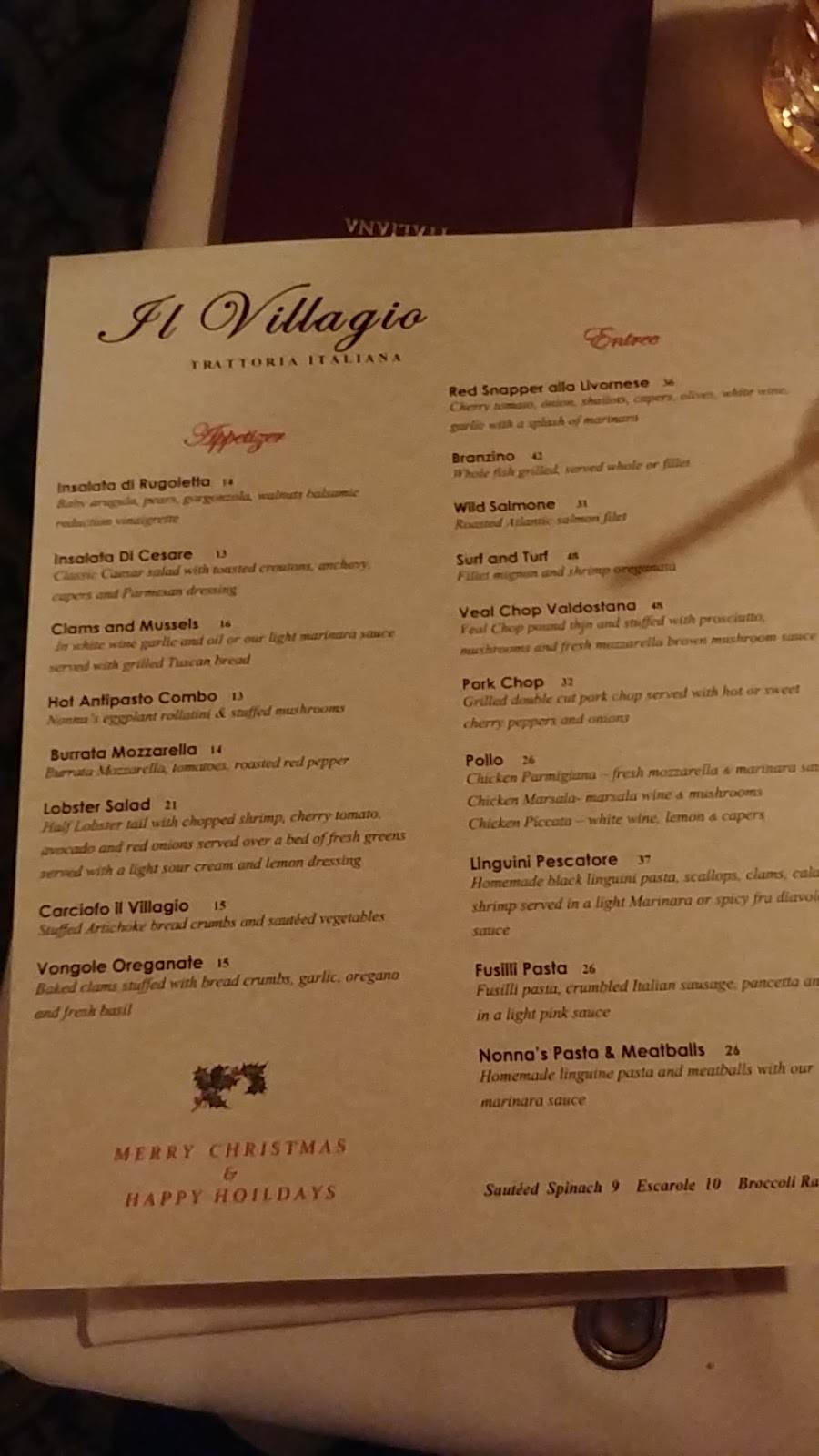 Il Villagio Trattoria Italiana | restaurant | 366 Hempstead Ave, Malverne, NY 11565, USA | 5167926336 OR +1 516-792-6336