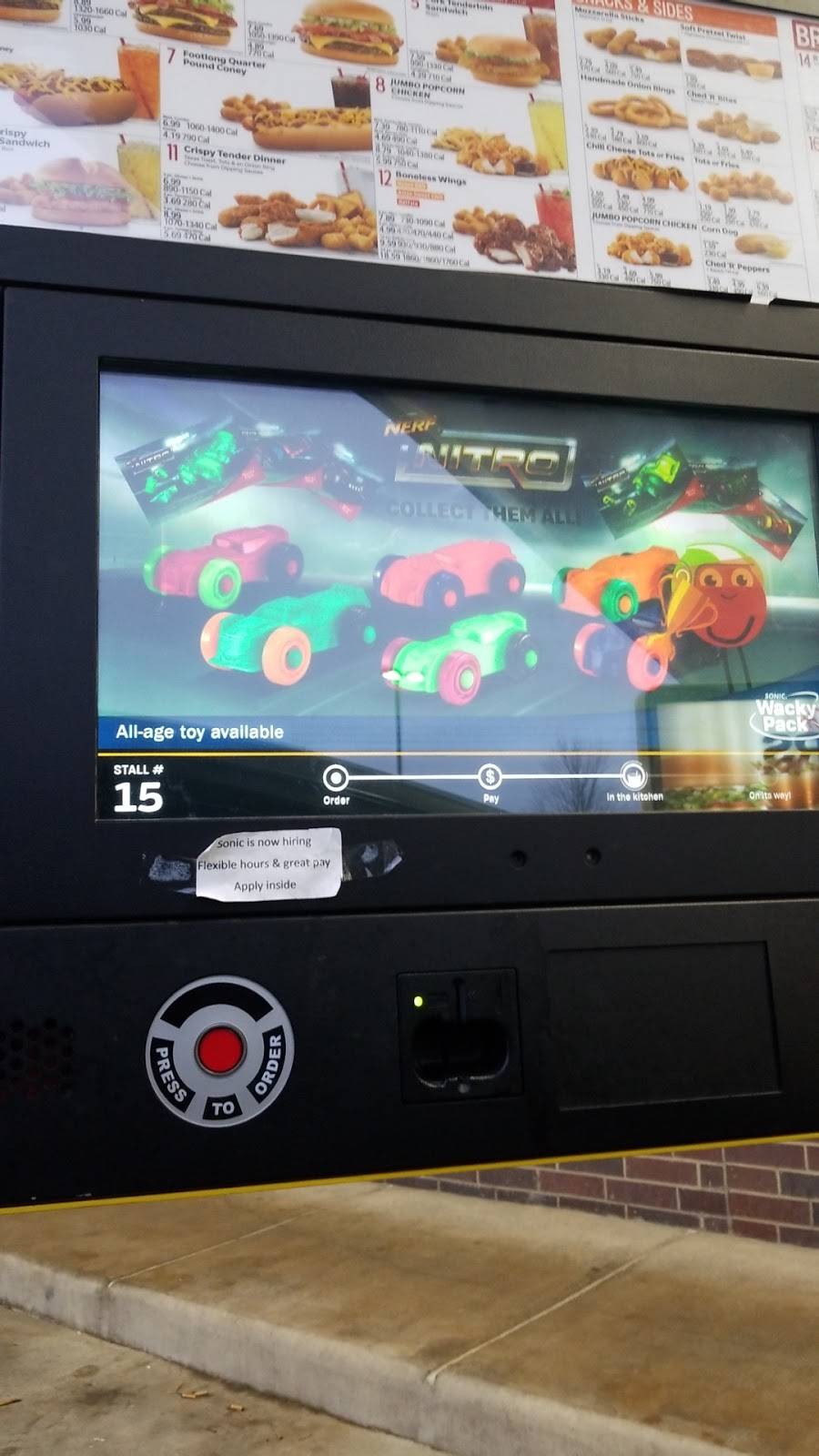 Sonic Drive-In | restaurant | 15745 W 87th St, Parkway, Lenexa, KS 66219, USA | 9133109980 OR +1 913-310-9980