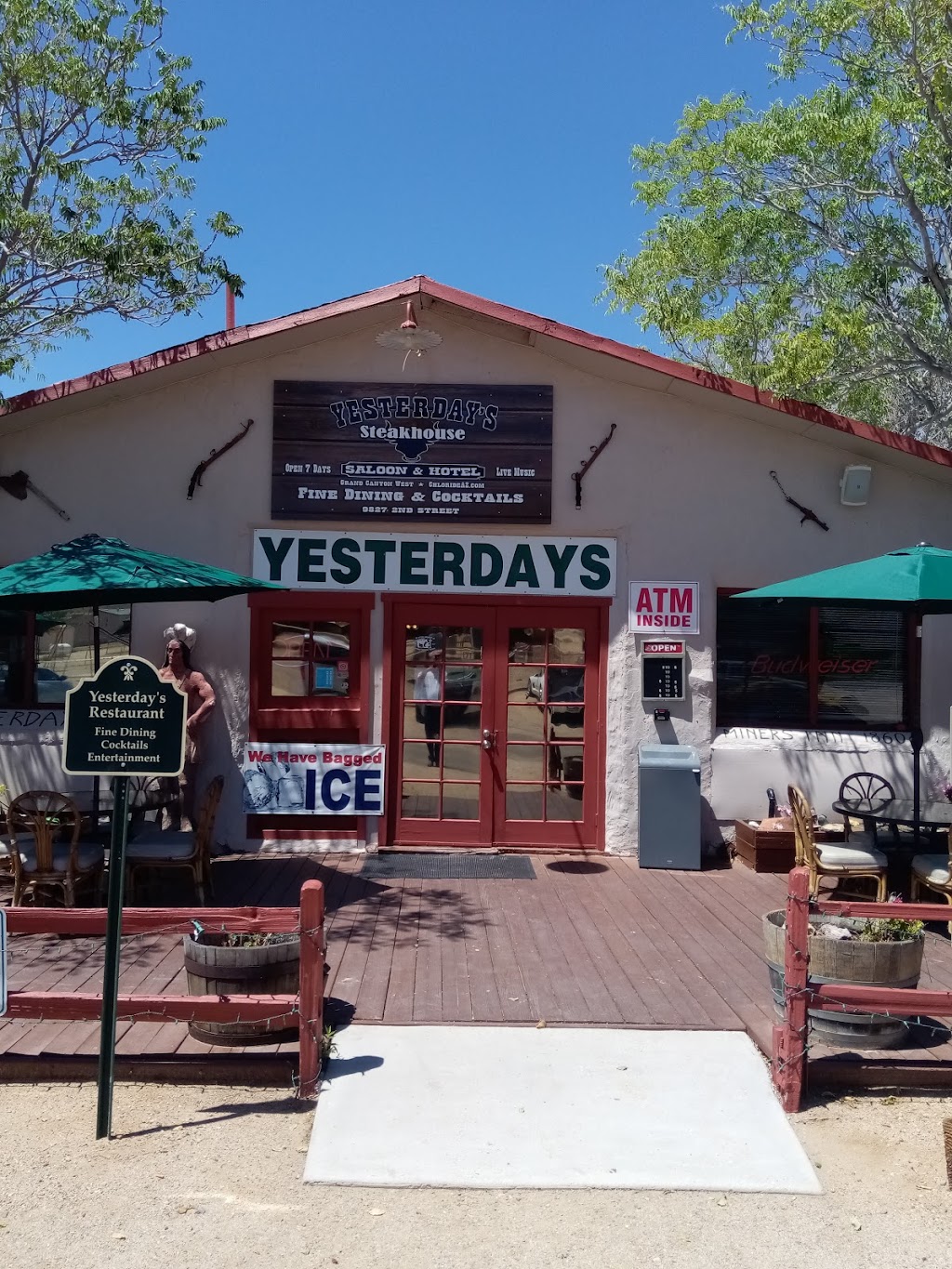 Yesterdays Restaurant & Sheps Miners Inn/Hotel | restaurant | 9827 2nd St, Chloride, AZ 86431, USA | 9285654251 OR +1 928-565-4251