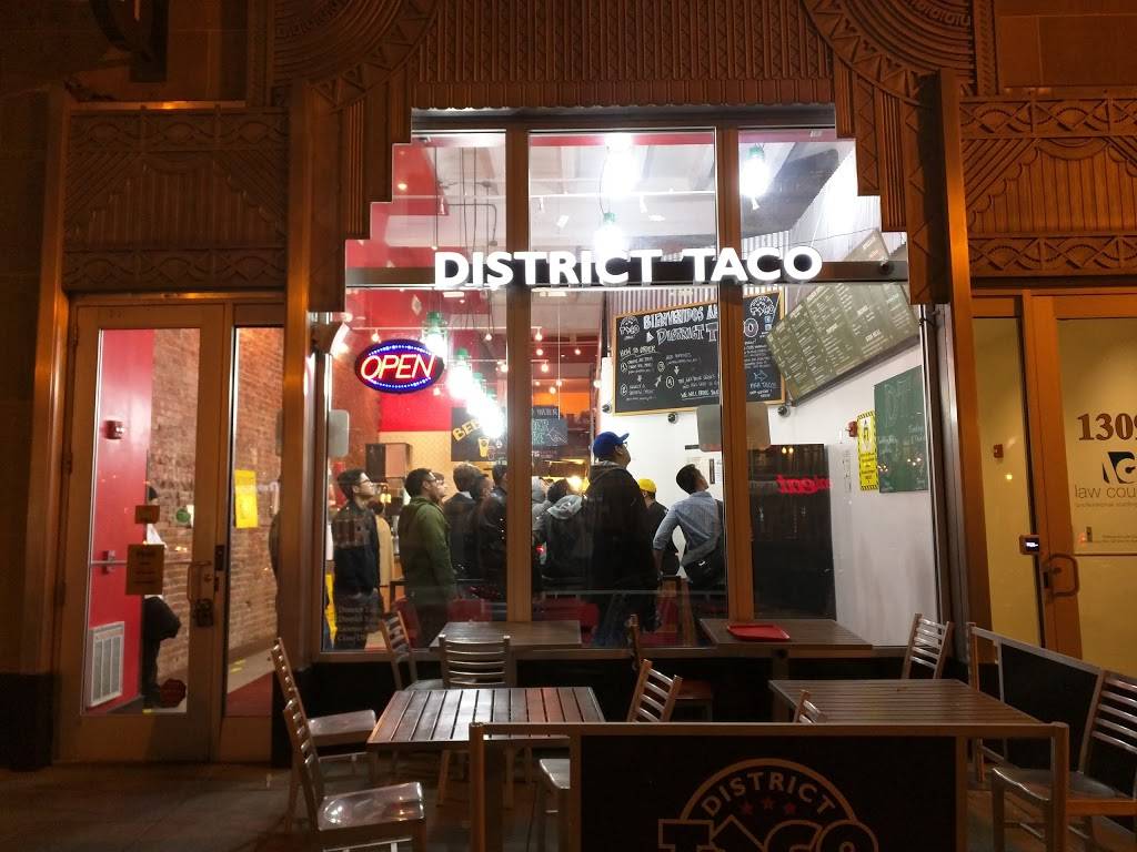 District Taco - Metro Center | restaurant | 1309 F St NW, Washington, DC 20004, USA | 2023477359 OR +1 202-347-7359