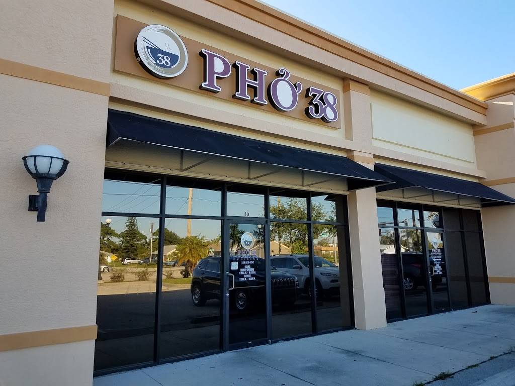 Pho 38 | restaurant | 601 Del Prado Blvd N #10, Cape Coral, FL 33909, USA | 2398290343 OR +1 239-829-0343