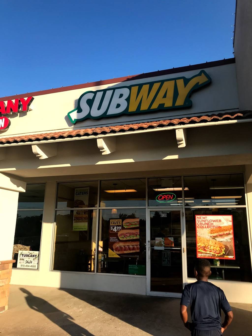 Subway Restaurants | restaurant | 6130 E 71st St Ste 16D Summit Square Shopping Center, Tulsa, OK 74136, USA | 9183987328 OR +1 918-398-7328