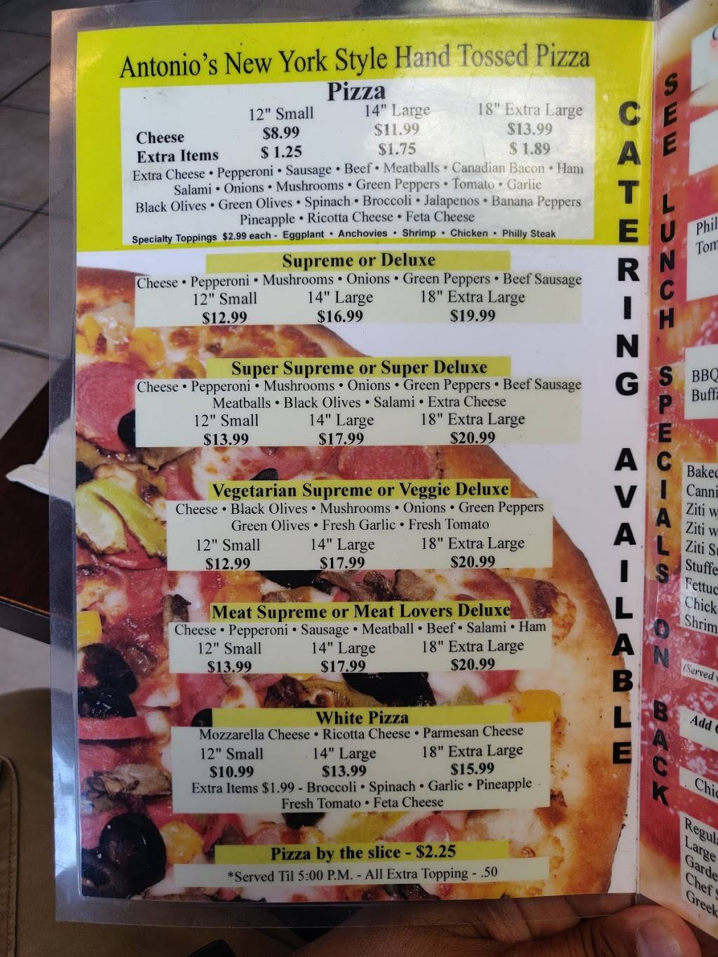 Antonios New York Style Pizza | restaurant | 164 US-17, East Palatka, FL 32131, USA | 3863263770 OR +1 386-326-3770