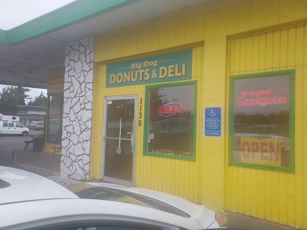 Big Dog Donuts and Deli | restaurant | 1136 US-101, Florence, OR 97439, USA | 5419978630 OR +1 541-997-8630