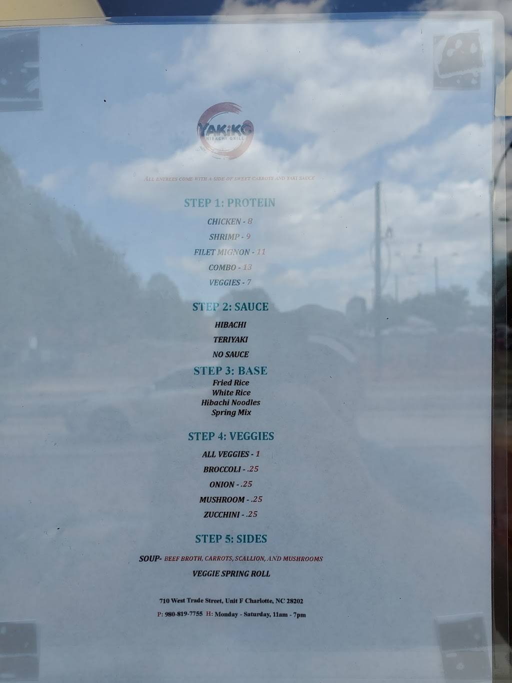 Yakiko | restaurant | 710 W Trade St Ste F, Charlotte, NC 28202, USA | 9808197755 OR +1 980-819-7755