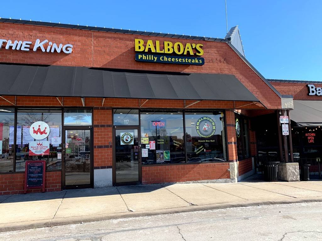 Balboas Cheesesteaks | restaurant | 22 E Chicago Ave #117, Naperville, IL 60540, USA | 6309124267 OR +1 630-912-4267