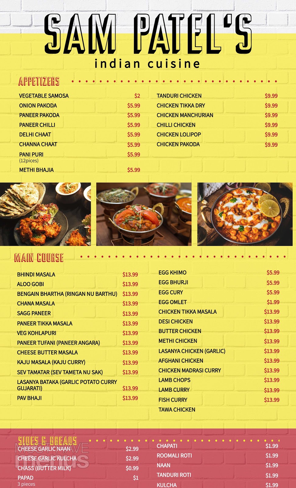 Sam Patels Indian Cusine | restaurant | 283 Lord Byron Ln, Cockeysville, MD 21030, USA | 2022439478 OR +1 202-243-9478