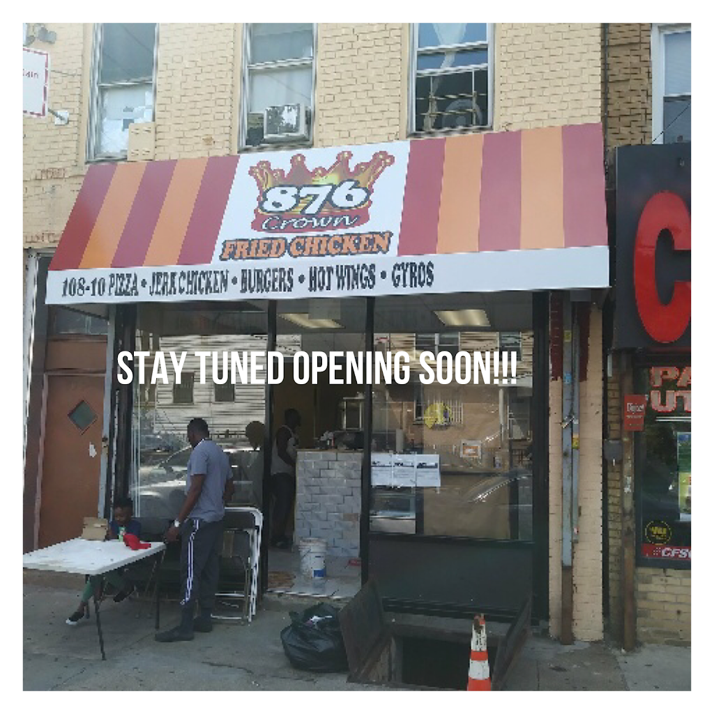 876 Crown Fried Chicken | restaurant | 108-10 Guy R Brewer Blvd, Jamaica, NY 11433, USA | 3476441214 OR +1 347-644-1214