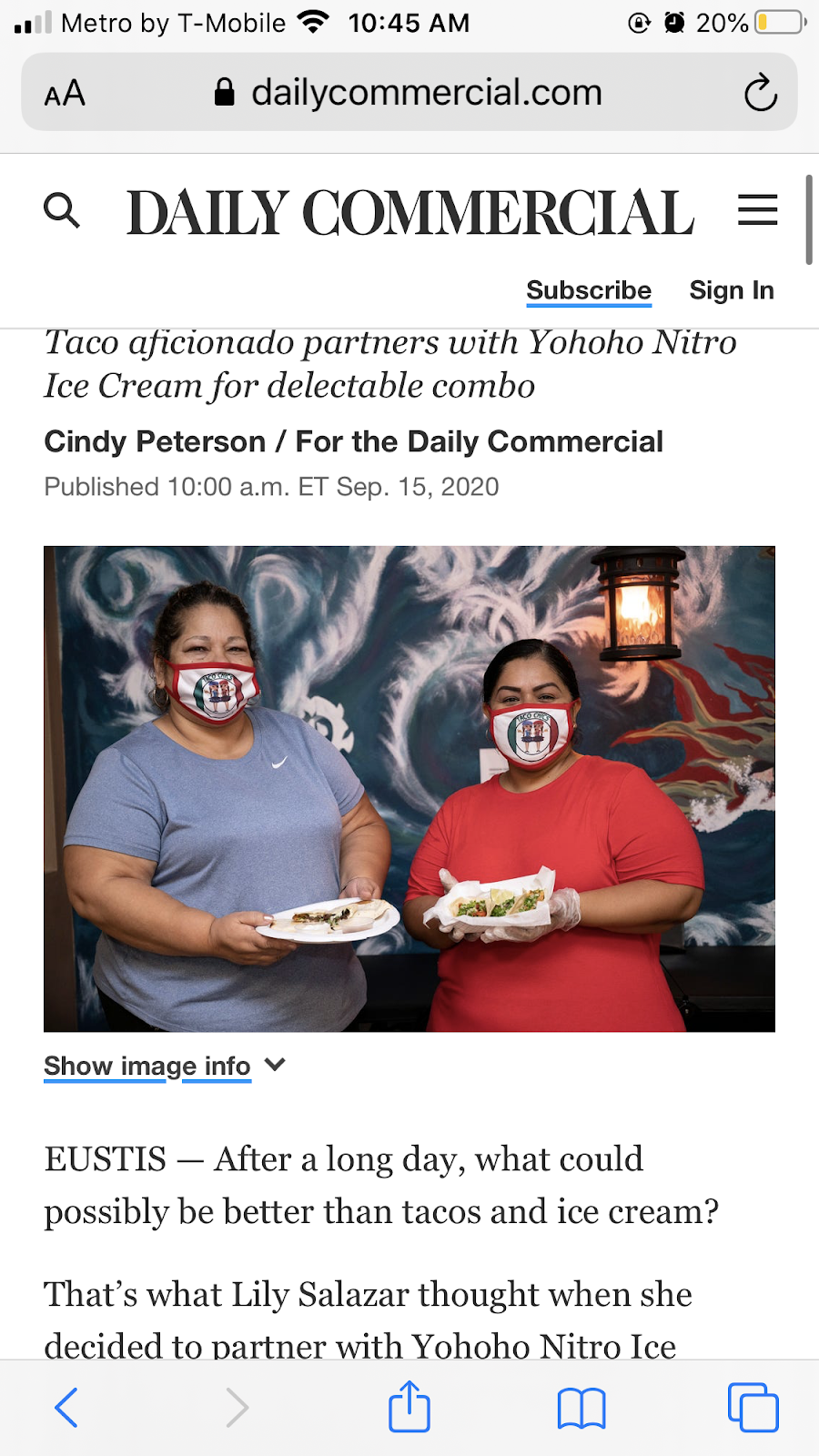 Taco Chics at Yohoho! | restaurant | 23 N Eustis St, Eustis, FL 32726, USA | 4072189326 OR +1 407-218-9326