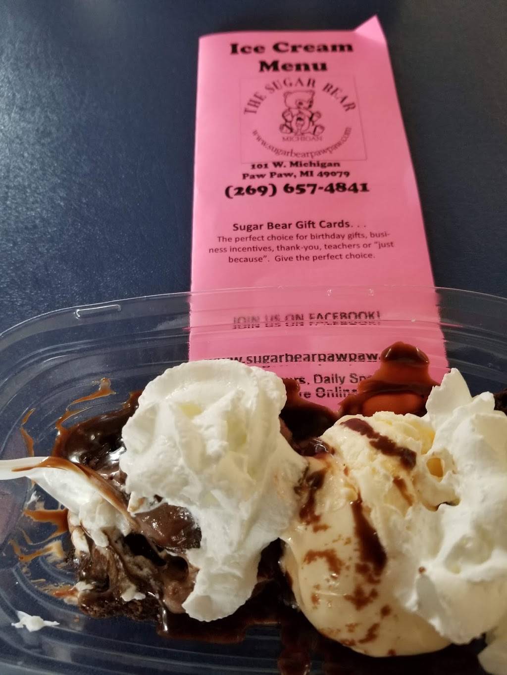 Sugar Bear | restaurant | 101 W Michigan Ave, Paw Paw, MI 49079, USA | 2696574841 OR +1 269-657-4841