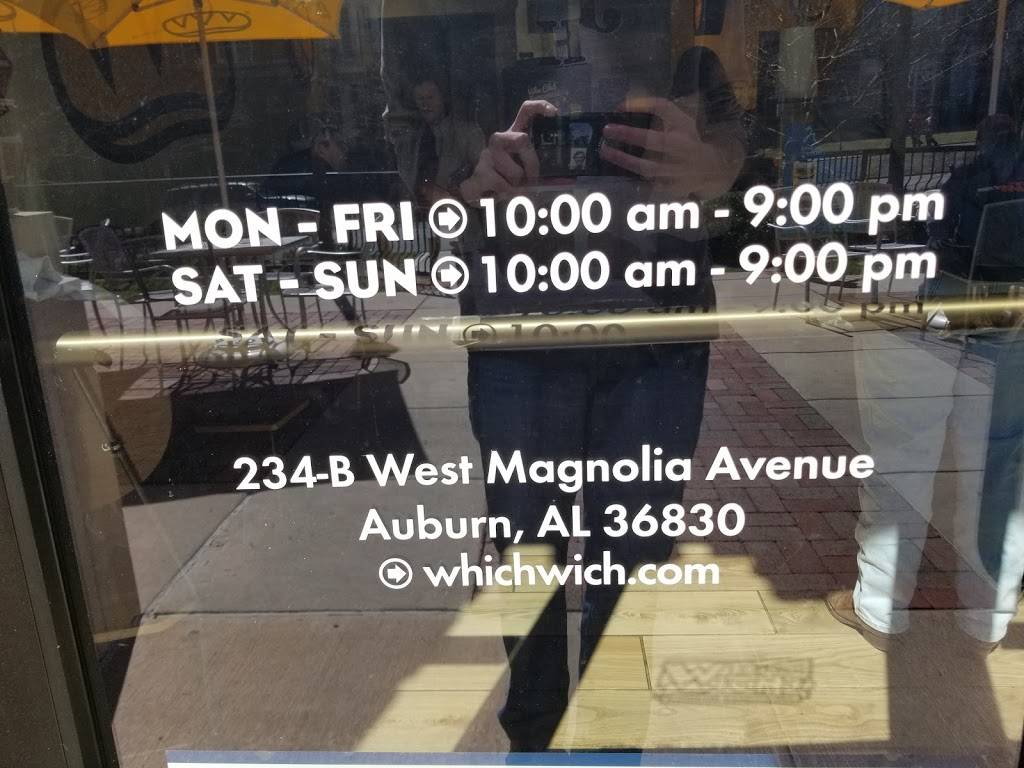 Which Wich Superior Sandwiches | restaurant | 234 W Magnolia Ave, Auburn, AL 36830, USA | 3343297990 OR +1 334-329-7990