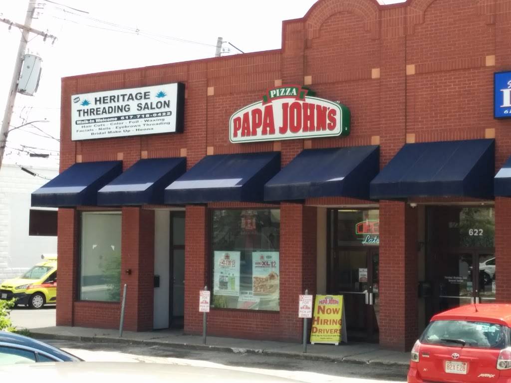 Papa Johns Pizza | restaurant | 622 Somerville Ave, Somerville, MA 02143, USA | 6176279100 OR +1 617-627-9100