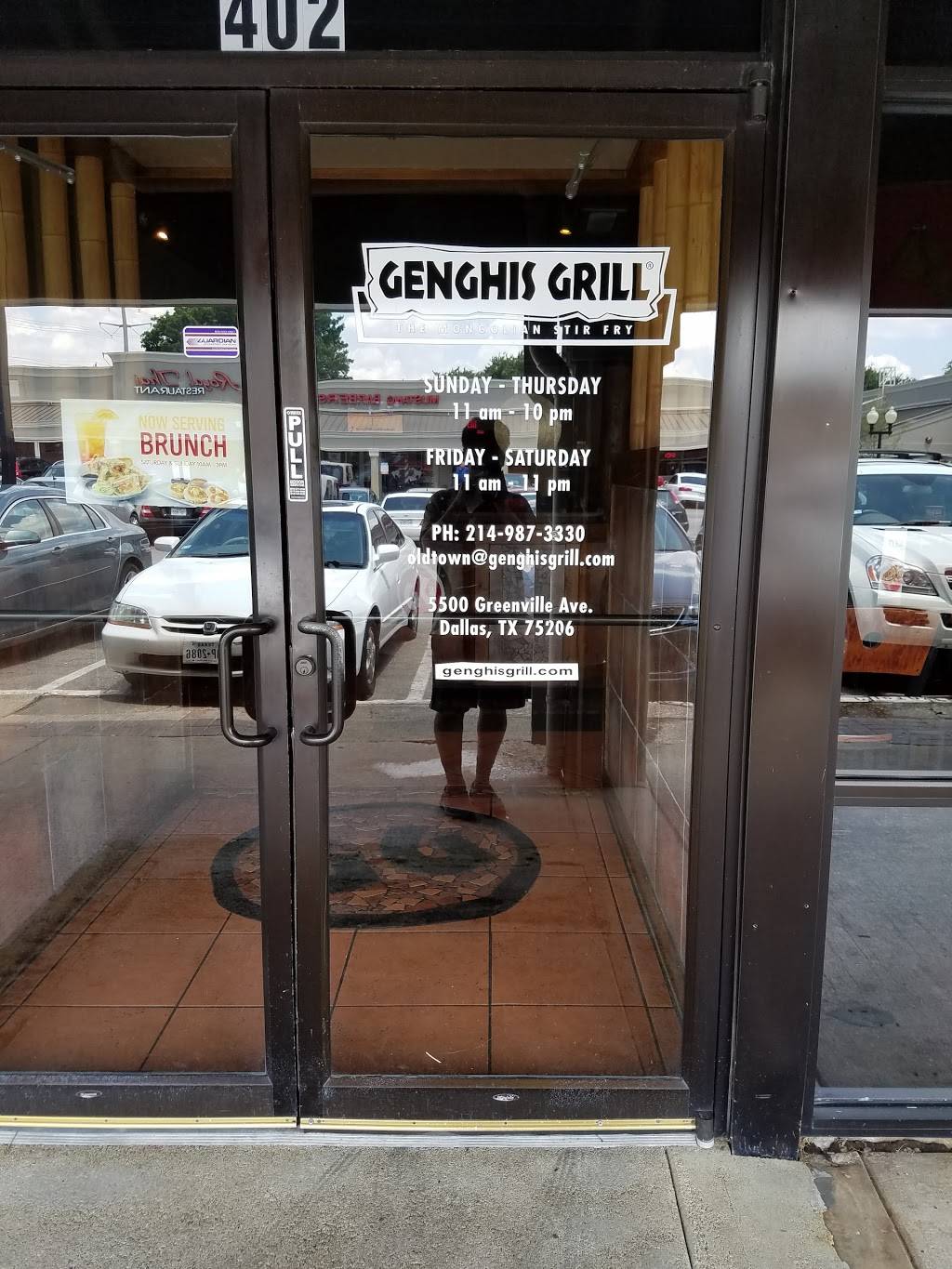 Genghis Grill | restaurant | 5500 Greenville Ave, Dallas, TX 75206, USA | 2149873330 OR +1 214-987-3330