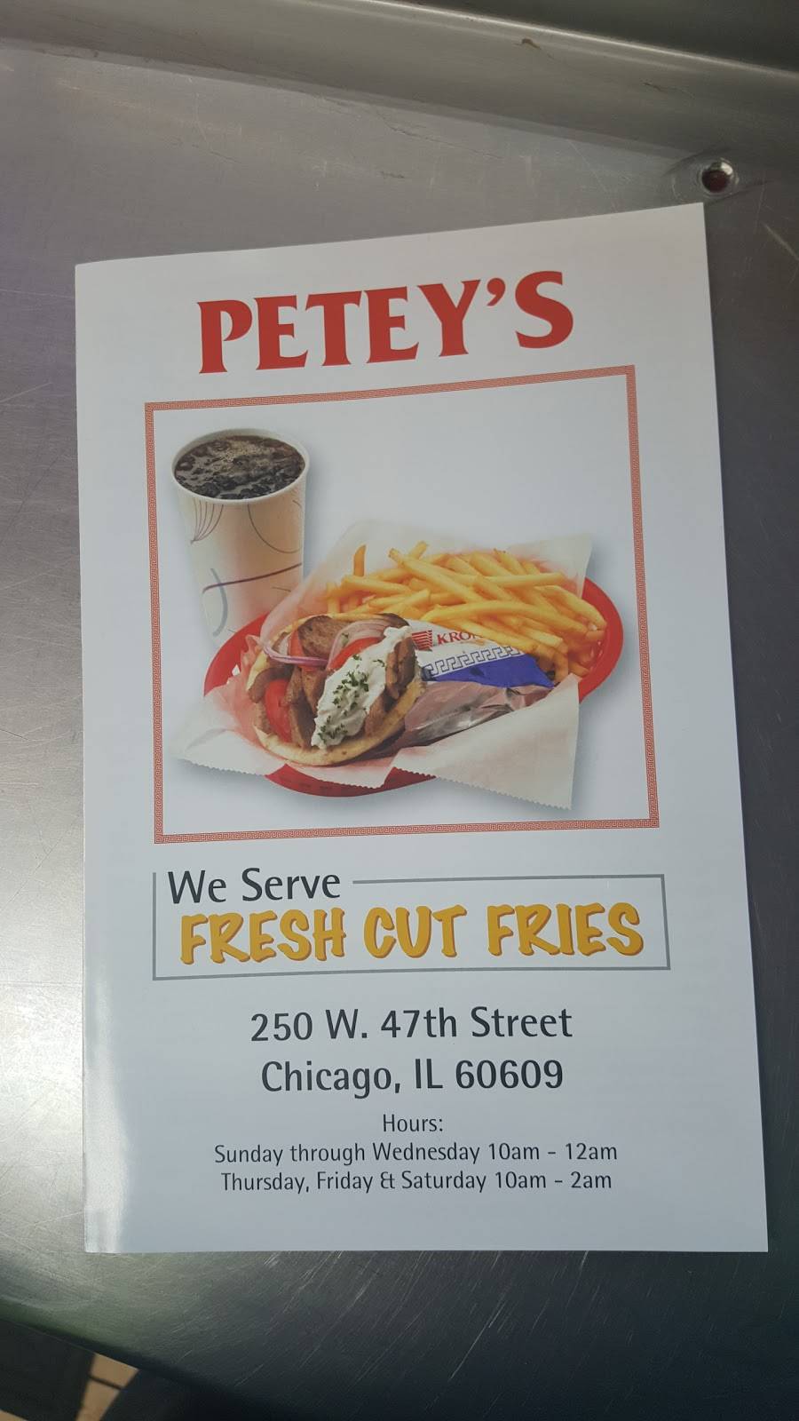 Peteys Restaurant | restaurant | 250 W 47th St, Chicago, IL 60609, USA | 7739666113 OR +1 773-966-6113