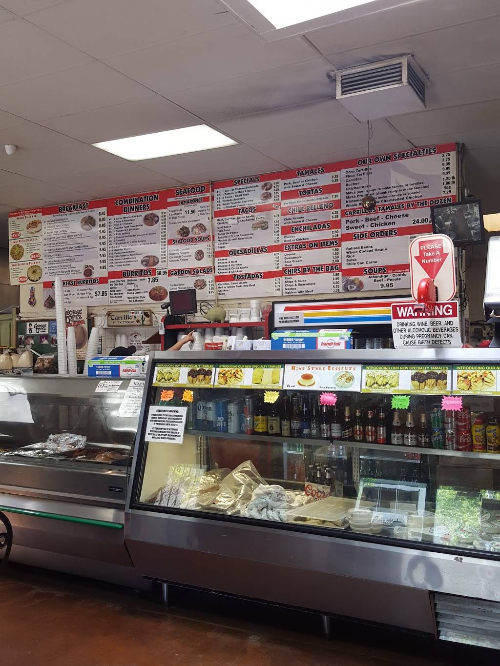 Carrillos Tortilleria | restaurant | 1242 Pico St, San Fernando, CA 91340, USA | 8183651636 OR +1 818-365-1636