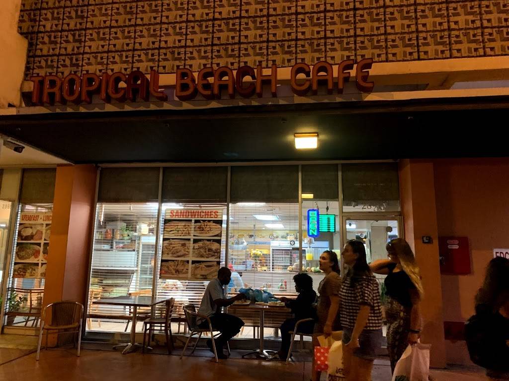 Tropical Beach Cafe | cafe | 2891 Collins Ave, Miami Beach, FL 33140, USA | 3055380359 OR +1 305-538-0359