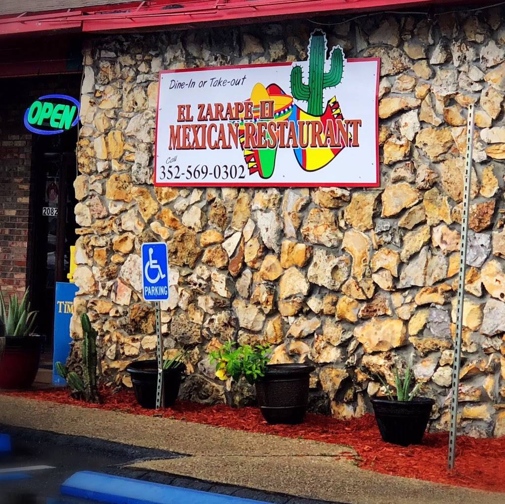 El Zarape II Mexican Restaurant | restaurant | 2082 W, Co Rd 48, Bushnell, FL 33513, USA | 3525690302 OR +1 352-569-0302