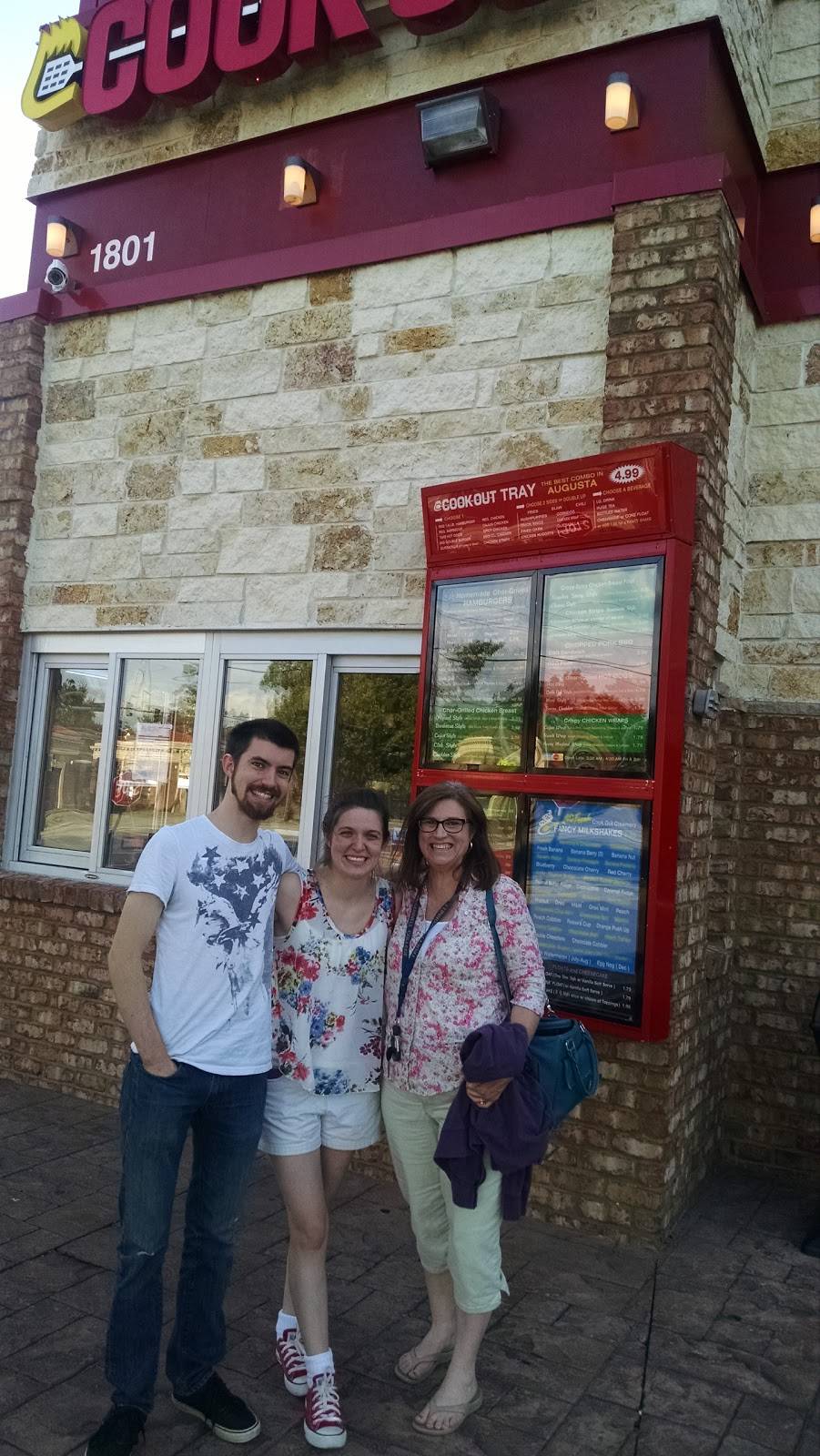 Cook Out | restaurant | 1801 Walton Way, Augusta, GA 30904, USA | 7064328241 OR +1 706-432-8241