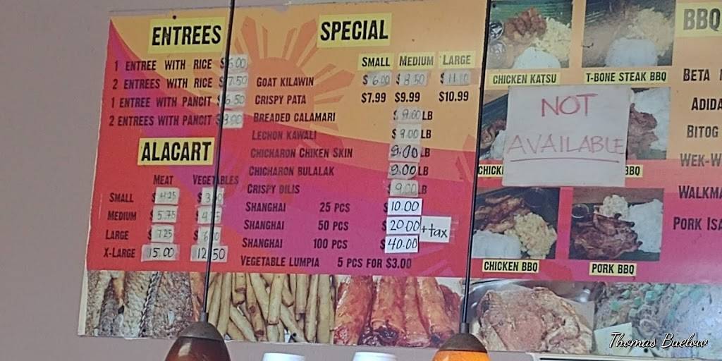 Filipino Grill | restaurant | 1828 Coronado Ave, San Diego, CA 92154, USA | 6194295778 OR +1 619-429-5778