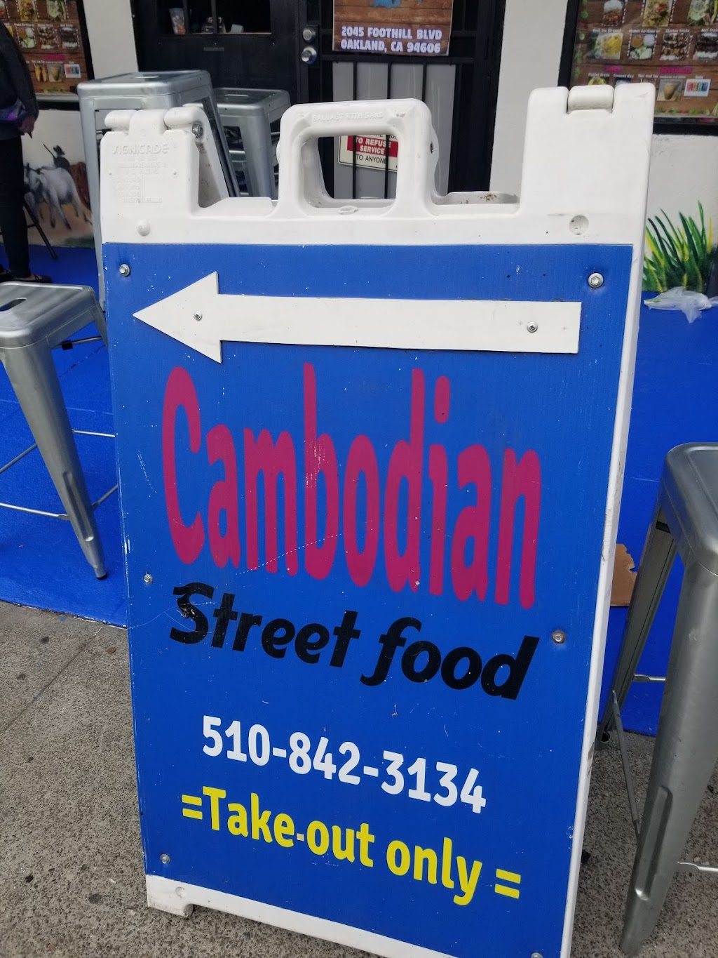 Cambodian Street Food | restaurant | 2045 Foothill Blvd, Oakland, CA 94606, USA | 5108423134 OR +1 510-842-3134