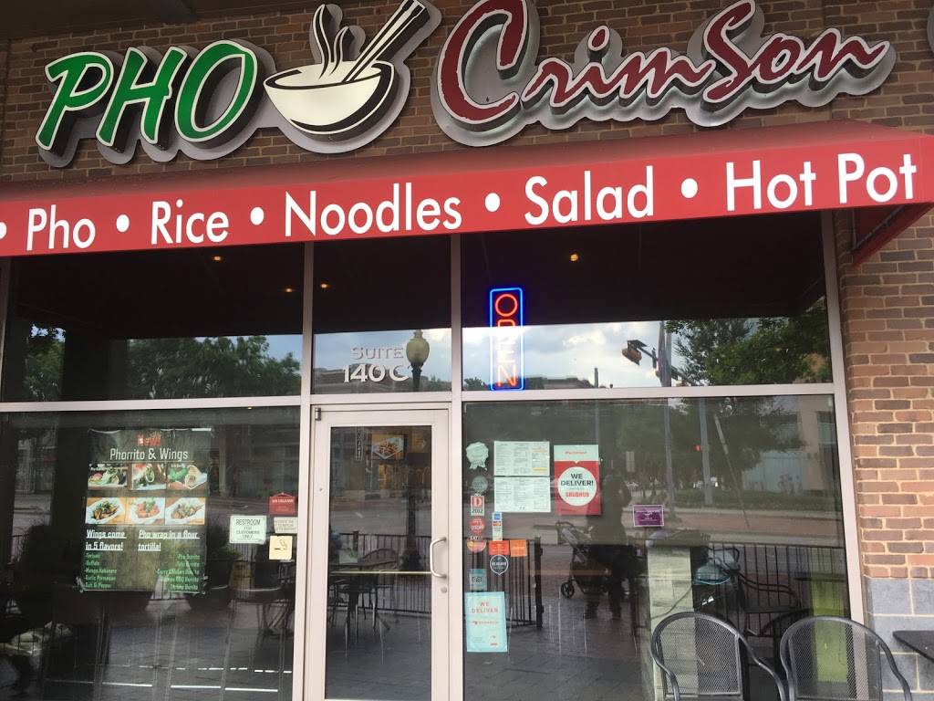 Pho Crimson | restaurant | 3000 Blackburn St #140c, Dallas, TX 75204, USA | 4695475443 OR +1 469-547-5443