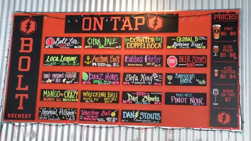 Bolt Brewery - Little Italy | restaurant | 1971 India St, San Diego, CA 92101, USA | 6197953012 OR +1 619-795-3012