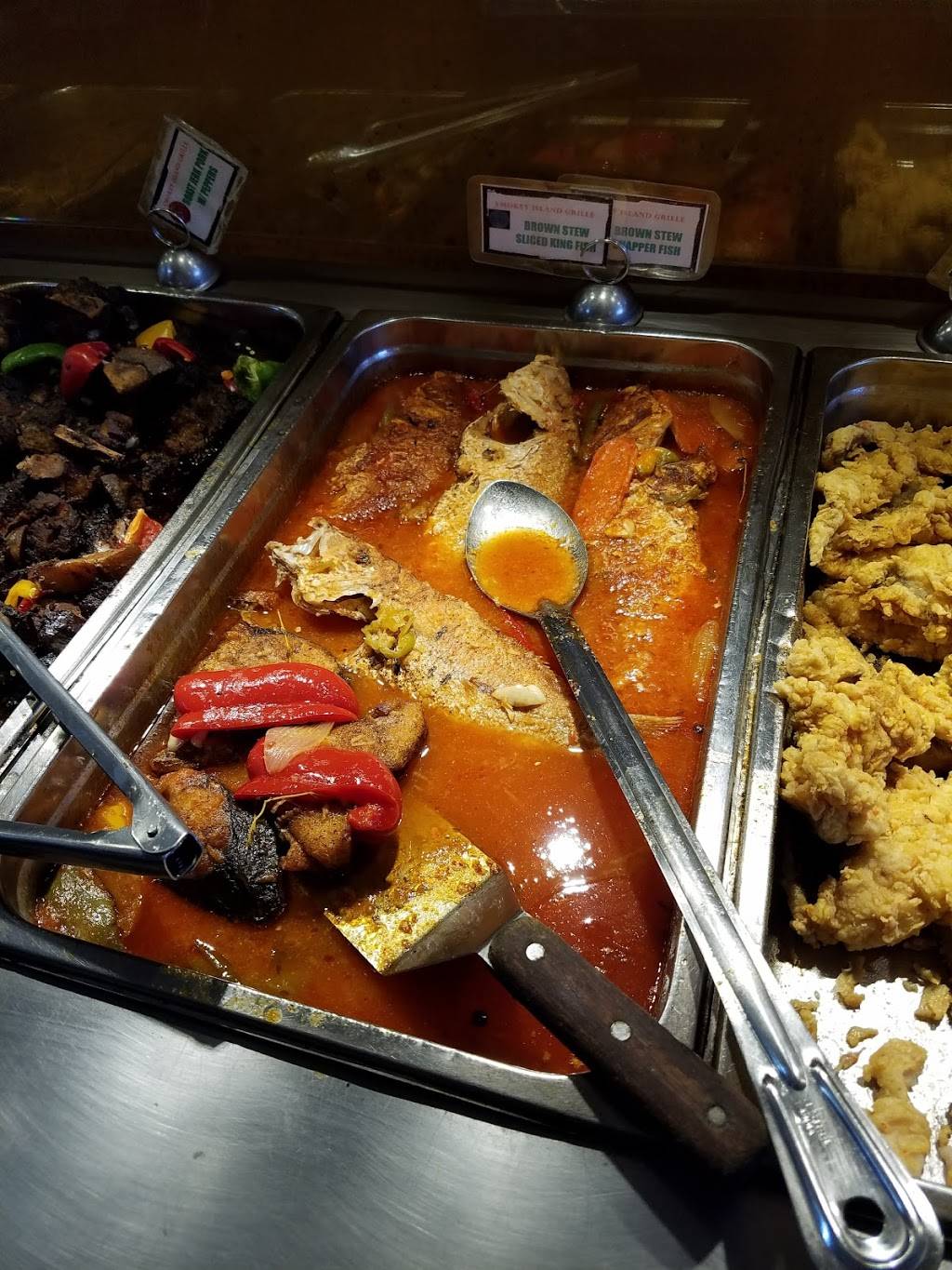 Smokey Island Grille | restaurant | 1274 Fulton St, Brooklyn, NY 11216, USA | 3477708021 OR +1 347-770-8021