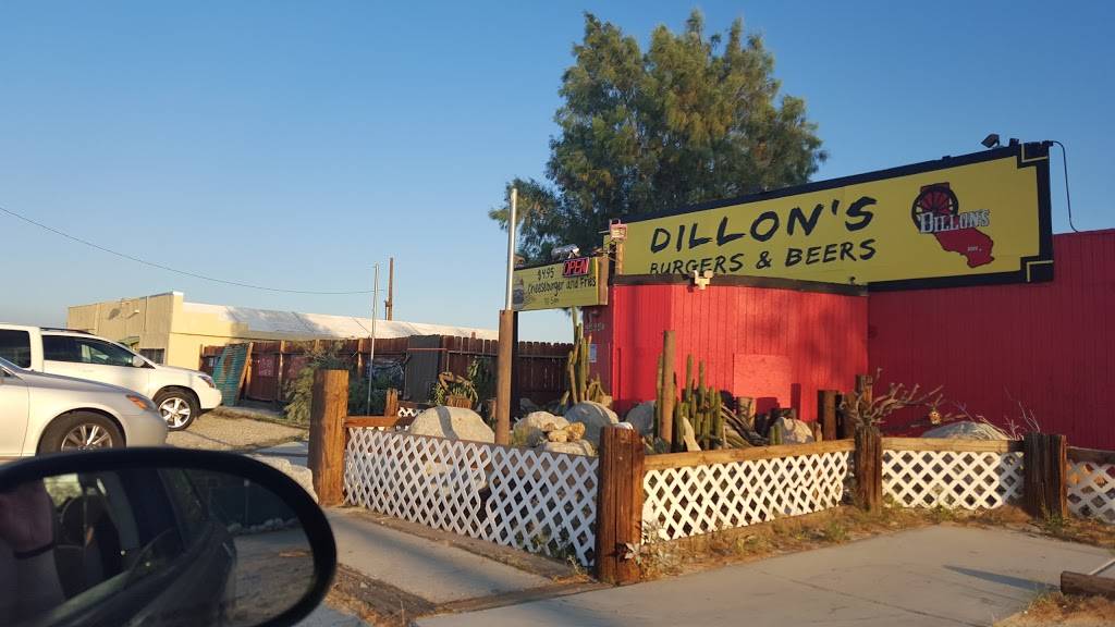 Dillons Burgers & Beers Restaurant | restaurant | 64647 Dillon Rd, Desert Hot Springs, CA 92240, USA | 7607747131 OR +1 760-774-7131